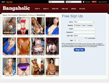 Tablet Screenshot of bangaholic.com